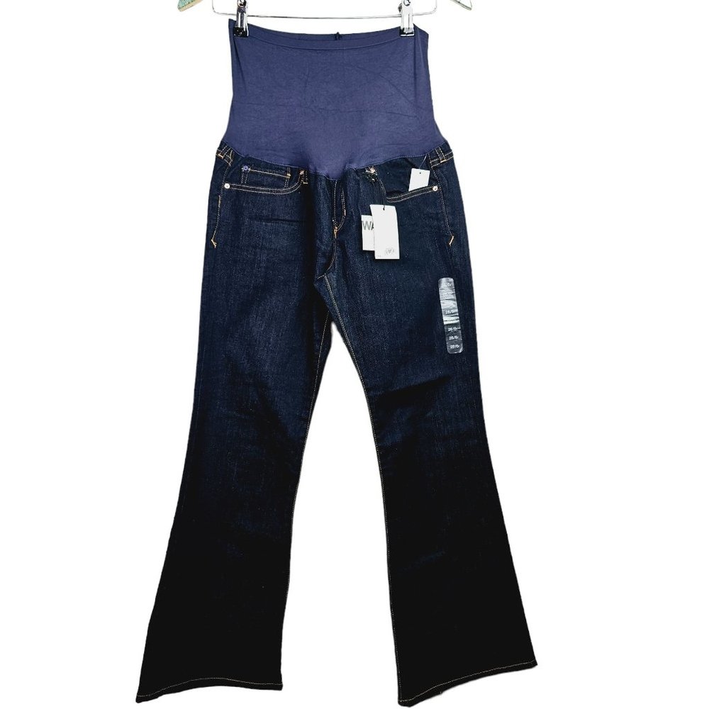 Gap 1969 Maternity Sexy Boot Low Rise Slim Hip Thigh Boot Cut Stretch Jean, 6R
